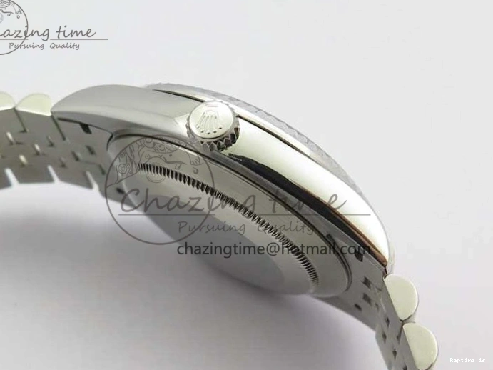 1219 DateJust 41mm 126334 SS BP Maker 1:1 Best Edition New Version Gray Roman Dial on Jubilee Bracelet Reliable 3035